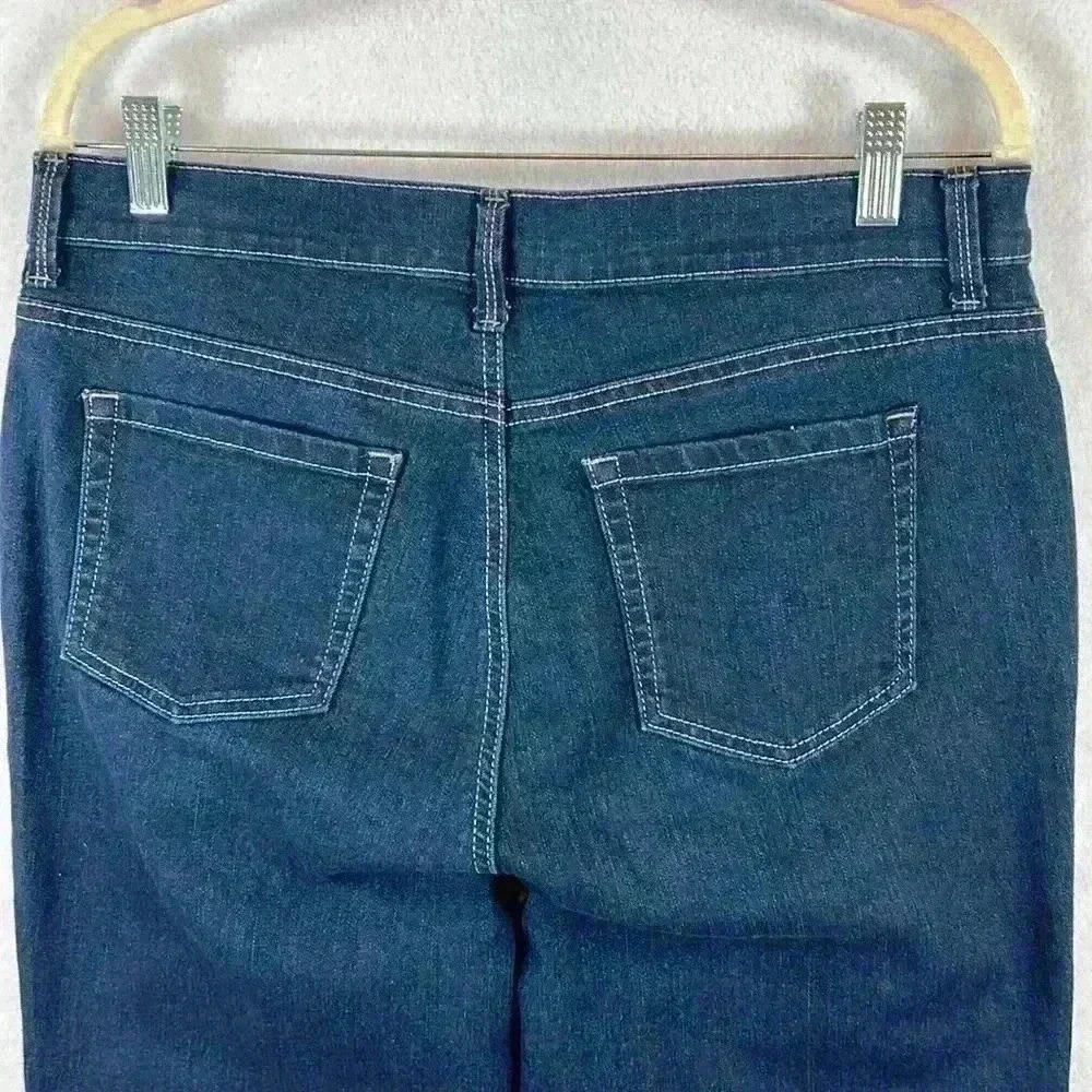 Style & Co Women’s Jeans Size 12P Dark Blue Wash High Rise Straight Leg - Picture 6 of 11